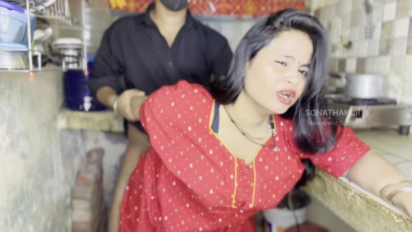 View this HD clip titled : Devar And Bhabhi First Time Hot Passionate Encounter In Kitchen Turned Into Intense Session With La Sirena69 And Devar Bhabhi