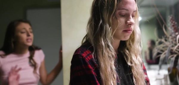 Play HD movie titled : Lesbian comforts then licks petite bff