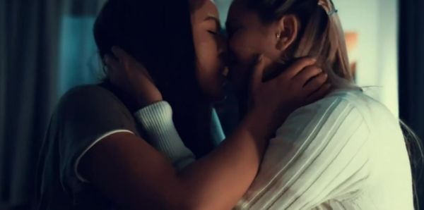 Watch the complete scene titled : Latina licks asian roommates hairy pussy