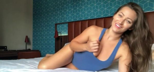 Play this complete scene called : Dani Daniels . com - Hotel Room Bodysuit Masturbation