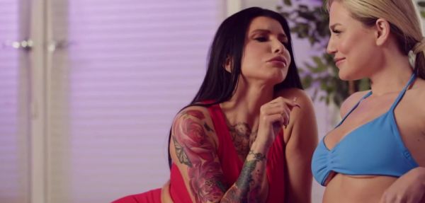 Enjoy watching this complete scene named : You girls are not gonne go weird on me?
