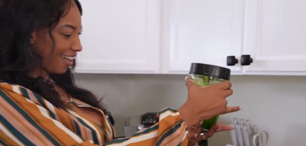 Watch this hardcore scene titled : Ebony Stepmom September Reign Tasting Stepson's Big White Dick