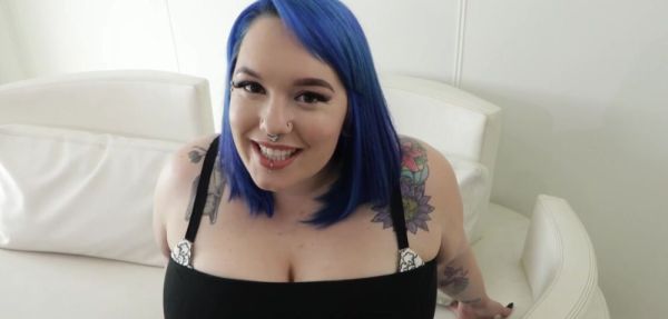 Enjoy watching this full clip of : Sucked BBW Blue Hair POV - Alexxxis Allure