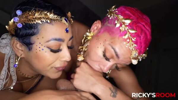 Watch full movie named : Ms Sapphire, Ricky Johnson And Jasamine Banks - Jasamine And Mss Missionary Video