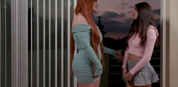 Enjoy watching uncensored scene titled : OUT OF THE FAMILY - Aubry Babcocks Sexuality Test Turns Into Stepmom Lauren Phillips Hardcore 3-Way