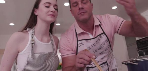 Watch hardcore scene named : ZERO TOLERANCE FILMS - Stepdad Teaches Hot Busty stepbae Anal in Kitchen Lesson Gone Wild