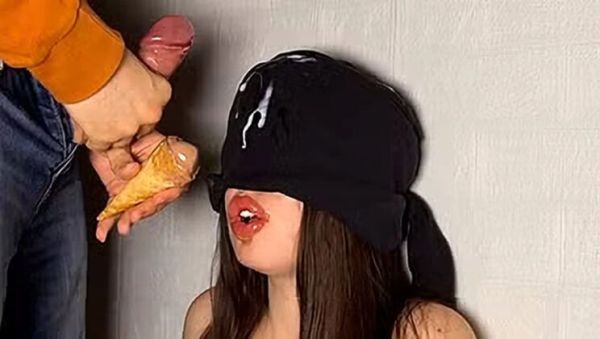 View uncensored clip named : ICE CREAM GAME: Step Sis Gets a Huge Facial Cream Pie During Taste Test