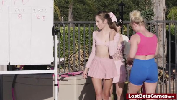 Enjoy watching this complete video : Wild Strip Game Show: Loser Teen Recites National Anthem and Undresses