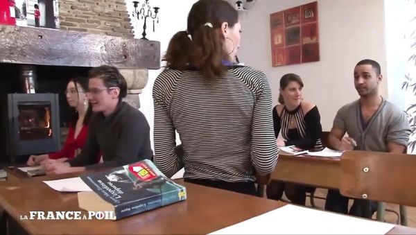 Watch this HD movie : Lily Phoenix and Gabriela Quetzal Turn Sex Ed Class Into a Wild Gangbang Orgy