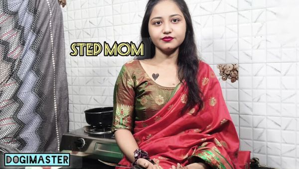 Enjoy watching HD clip named : Indian Housewife Cooking with Big Cock and Boyfriend Behind Sex
