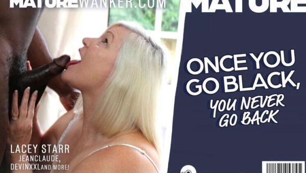 View this uncut scene titled : Mature Blonde Lacey Starr Takes a Huge BBC and Never Goes Back
