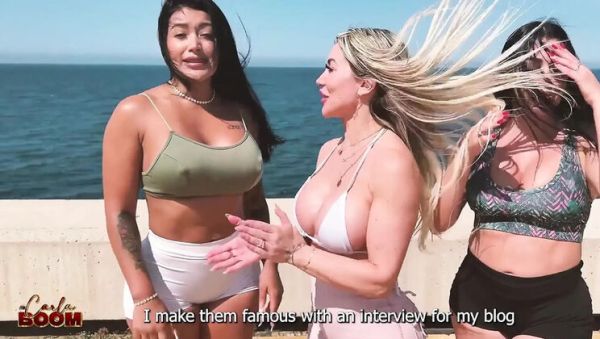 View the hardcore clip named : Big Tits Latina Blonde Fucks Stranger's Huge Cock - Rough Threesome With Spanish Women