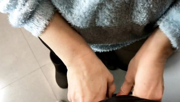 Stream the complete movie of : My Wife Pulled Me Into a Public Toilet Again and Made Me Blow My Load in Her Pantyhose POV