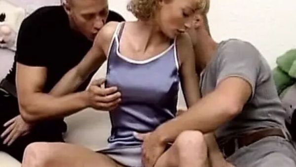 Stream full movie of : Cute German Teen Takes Huge Dicks in Double Penetration Threesome