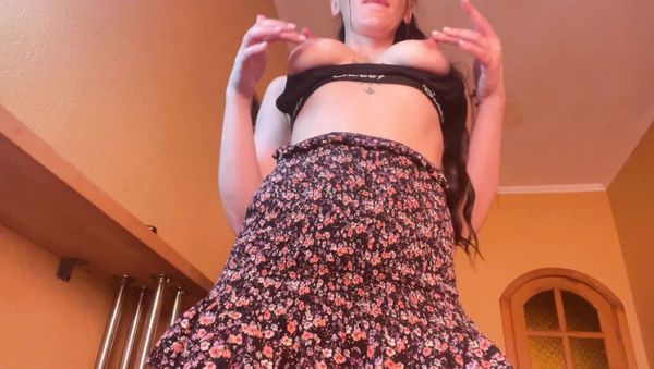 Watch the full clip of : Kristi Ren's Huge Nipples Hard While She Fingers Her Wet Pussy