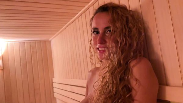 Play uncensored movie of : Valentino Roca cheats on his girlfriend with a horny Latina in the sauna – big ass blowjob and handjob