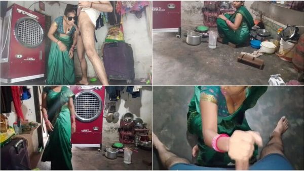 Watch the full scene titled : Desi Bhabhi Gives Handjob in Kitchen, Big Boobs Cumshot in Mouth Hindi Audio