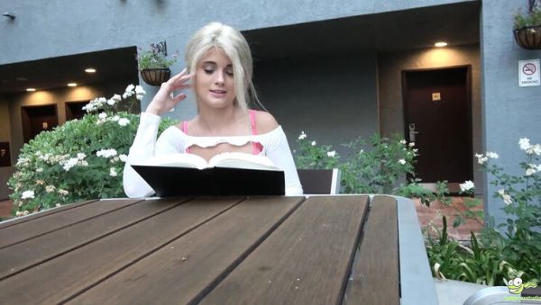 Stream uncensored video called : Nicole Nichols Gets Horny From Her Book And Takes A Raw Creampie From Tad Pole