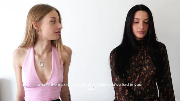 View the HD video titled : Eva Tender's Tight Ass Destroyed in Hardcore Anal, Sasha Paige Swallows Her Creamy Cum