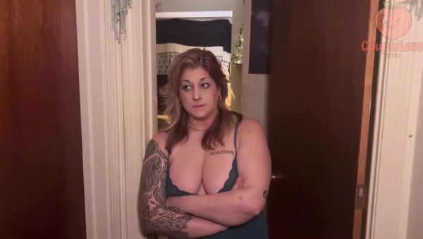 View this HD scene named : Hot Stepmom Catches Me Sneaking In Late - Naughty Blowjob & Huge Tit Cumshot