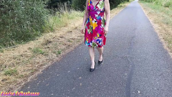 Stream the hardcore scene named : Beautiful Redhead Masturbates Outside on Sunday Afternoon