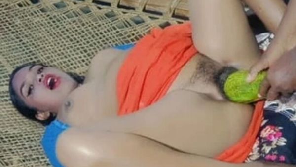 Play complete clip titled : Indian Bhabhi Gets Cucumber Fucked, Puss Gets Fat, She Starts Moaning Loud