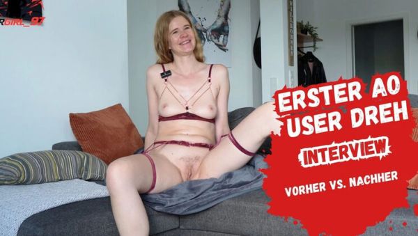 Watch hardcore movie named : Skinny Blonde Teen's First Casting Interview – Bikergirl_97 Gets Creampied