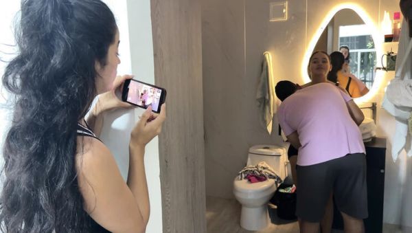 Enjoy watching the complete clip named : Cheating Husband Fucks Big Ass Maid Hard - MaRaSexx Uncensored Amateur