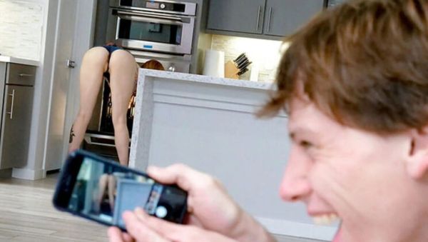 Watch the uncensored scene titled : Hairy Ginger Mom Lauren Phillips Gets a Big Dick Titty Fuck From Step-Son