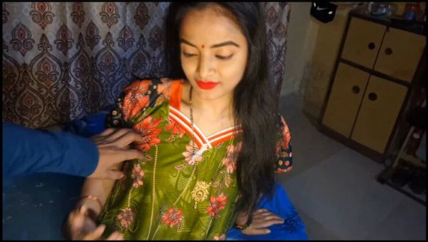 Play this hardcore clip named : Real Homemade Bhabhi in Night Dress, Hot Devar Fucks Tight Indian Desi Village Girl Pussy
