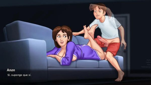 Stream the uncut clip of : Hot Gold Scene: Summertime Saga with Horny MILF Debbie in 3D Hentai