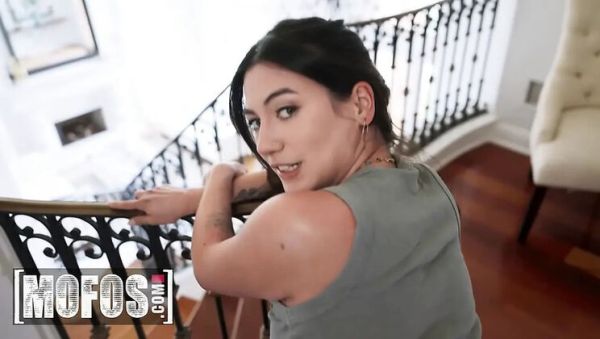 Stream complete video named : MOFOS - Megan Mistakes Teases Charles Dera With Her Feet Until His Big Cock Throbs