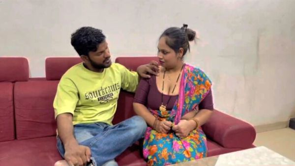 Stream this hardcore video titled : Aksha's Desi Seduction: Owner Fucks Maid in Rough Doggy Style