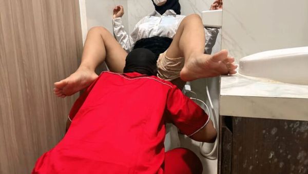Enjoy watching uncut scene named : Clarelia Gets Fucked by Boss in Public Bathroom