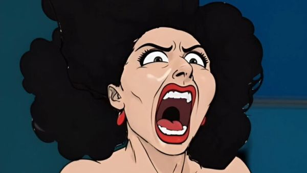 View this hardcore video called : Busty Brunette Wife Can't Resist Giant Black Cock - Animated
