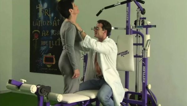 Watch the uncensored clip : Horny Old Nursing Home Granny Gets Pounded by Young Gym Coach