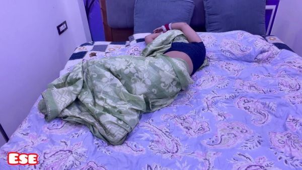 Enjoy watching HD scene titled : Horny Aunty's Big Tits Get Grabbed From Behind And Fucked Hard