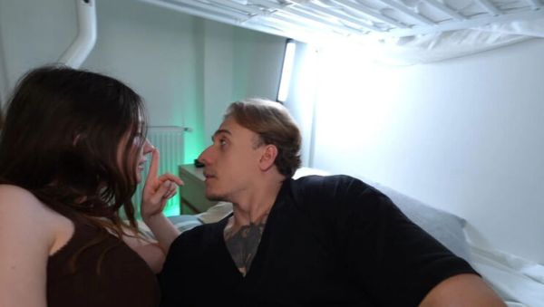 View the uncut clip called : Horny Stepdaughter Wants Fucking Too! Dirty MILF Joins Tiny Teen for Hard Threesome in Hostel