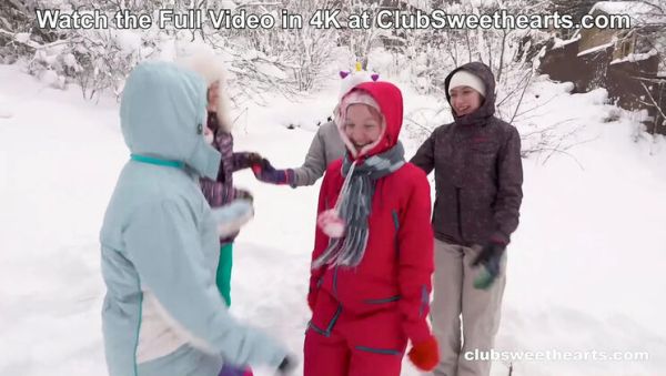 Stream complete movie of : Frosty Sweethearts Part 3 - Horny Teens Lick Tight Pussy at ClubSweethearts