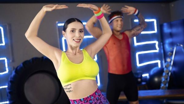 Play the hardcore video called : Dance Coach Works A Big Hard Muscle - Nelly Kent And Liam Salvatore