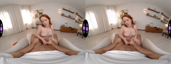 View uncensored clip named : Redheaded Teen Nicole craves that huge cock in HD VR porn