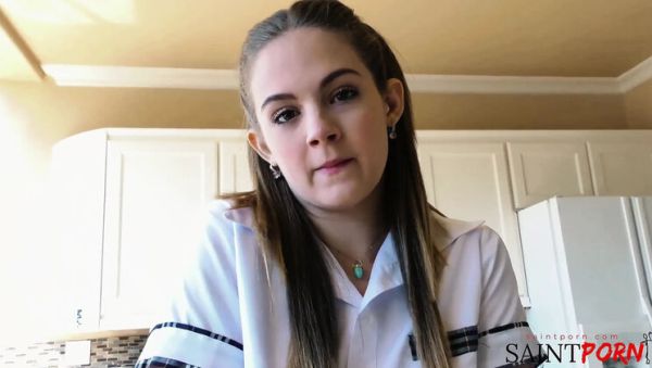 View this HD clip titled : Devon Green in School Uniform Gets Deep Blowjob from Old Stepdad
