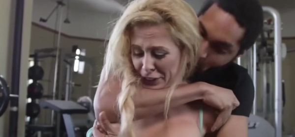 View HD video titled : Cherie DeVille Gym Bondage Caning