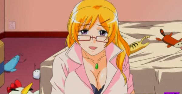 Play HD movie : Blondie's big boobies bounce in cartoony hentai fuck fest on the cobalt sheets